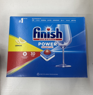 "Финиш" Таблетки д/посуд. машин  30шт. ESSENTIAL Лимон фото в интернет-магазине KUTAVA