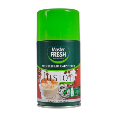 Мастер Фреш (сменный баллон) Ароматный капучино 250 мл (д/Аэрвика) фото в интернет-магазине KUTAVA