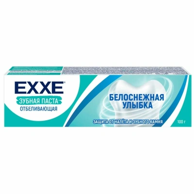 ЕХХЕ  З/ПАСТА  100мл   Белоснежная улыбка Отбеливающая  фото в интернет-магазине KUTAVA