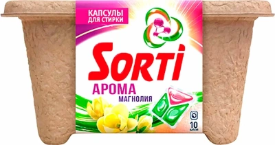 Сорти капсулы для стирки 10шт Магнолия фото в интернет-магазине KUTAVA
