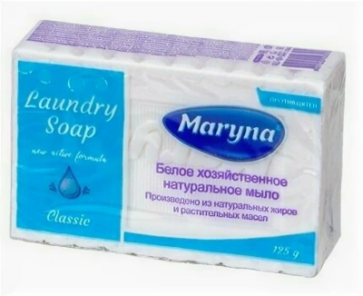 MARYNA Мыло хозяйственное против пятен BLUE 125гр фото в интернет-магазине KUTAVA