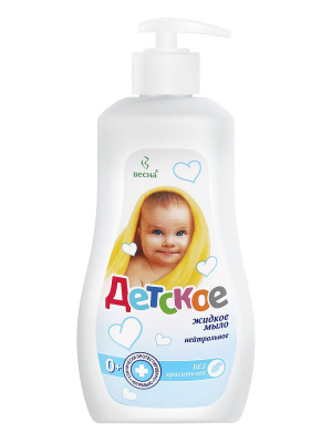 Мыло жидкое ВЕСНА ДЕТСКОЕ Нейтральное 280мл фото в интернет-магазине KUTAVA