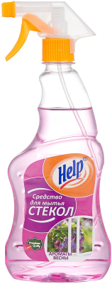 ХЭЛП 500 мл для мытья стекол Аромат весны Курок фото в интернет-магазине KUTAVA